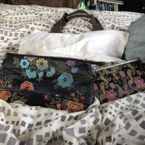 Small handbag with wallet